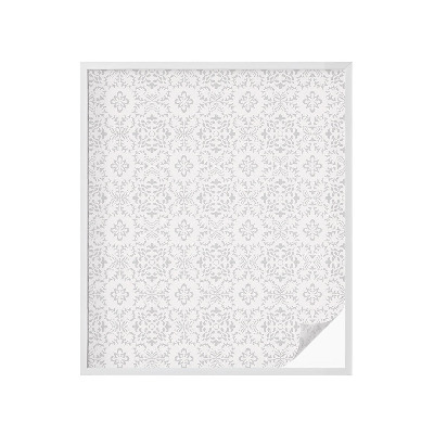 Neprůhledná fólie na sklo dveří Rostlinné ozdoby