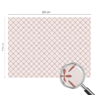 Privátní fólie na okno vitráž Květinové vzory