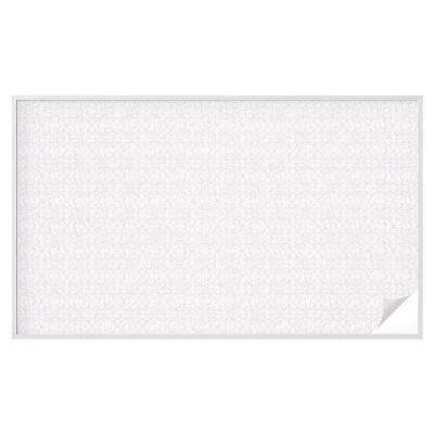 Dekorativní mléčná fólie na sklo Symetrie rostlin