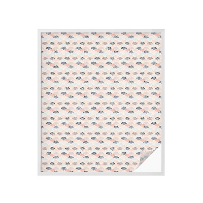 Neprůhledná fólie na sklo dveří Vějířový vzor