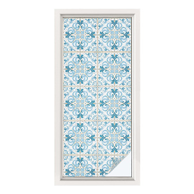 Zatmavovací fólie na okna Květinové dlaždice