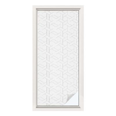 Protisluneční fólie na okna Geometrický cop