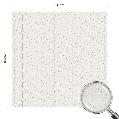 Protisluneční fólie na okna Geometrický cop