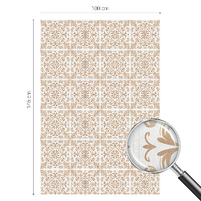 Dekorativní mléčná fólie na sklo Klasická ozdoba