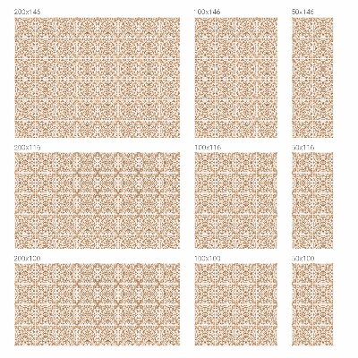 Dekorativní mléčná fólie na sklo Klasická ozdoba