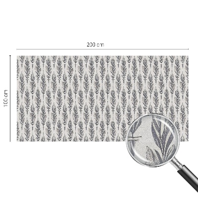 Privátní fólie na okno vitráž Elegantní peří