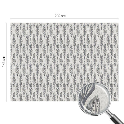 Privátní fólie na okno vitráž Elegantní peří