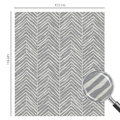 Neprůhledná fólie na sklo dveří Cikcakový vzor