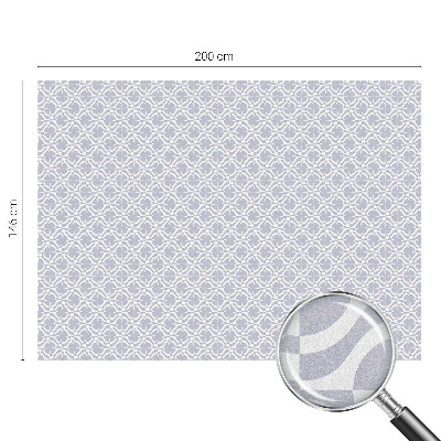 Protisluneční fólie na okna Fialová symetrie