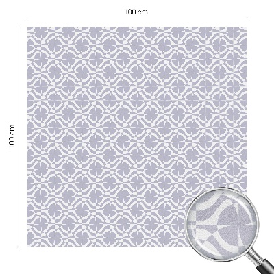 Protisluneční fólie na okna Fialová symetrie