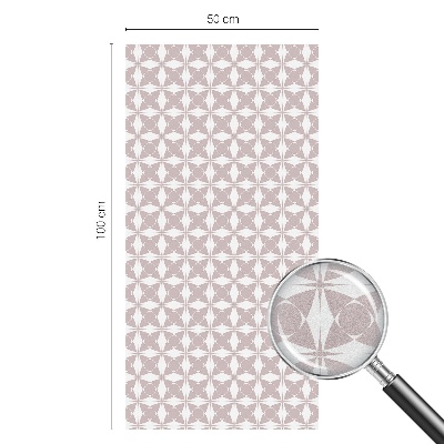 Neprůhledná fólie na sklo dveří Geometrie harmonie