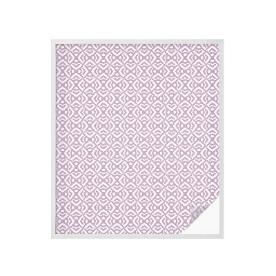 Privátní fólie na okno vitráž Fialové tvary