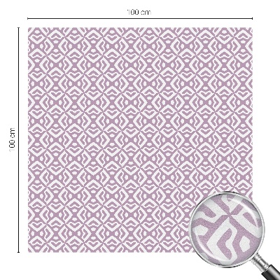 Privátní fólie na okno vitráž Fialové tvary