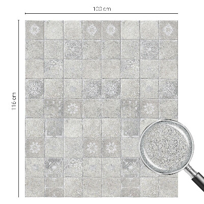 Dekorativní mléčná fólie na sklo Dekorativní keramika