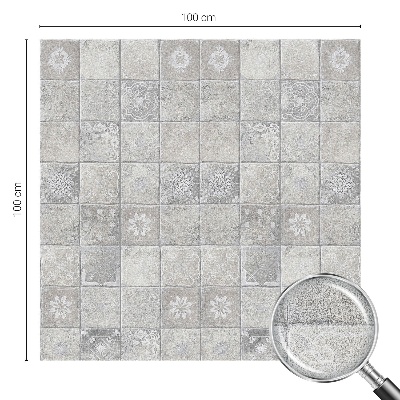 Dekorativní mléčná fólie na sklo Dekorativní keramika