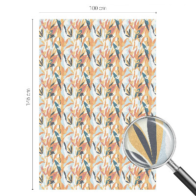 Privátní fólie na okno vitráž Botanická energie