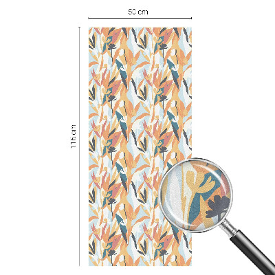 Privátní fólie na okno vitráž Botanická energie