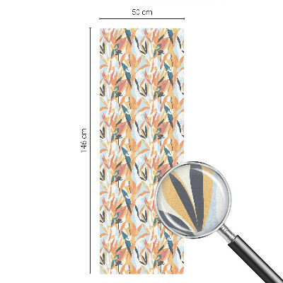 Privátní fólie na okno vitráž Botanická energie