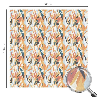 Privátní fólie na okno vitráž Botanická energie