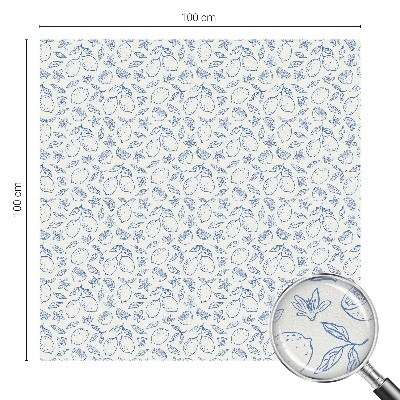 Protisluneční fólie na okna Citronový vzor