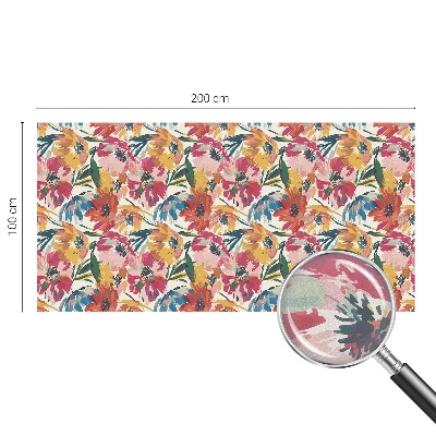 Zatmavovací fólie na okna Květinová exploze