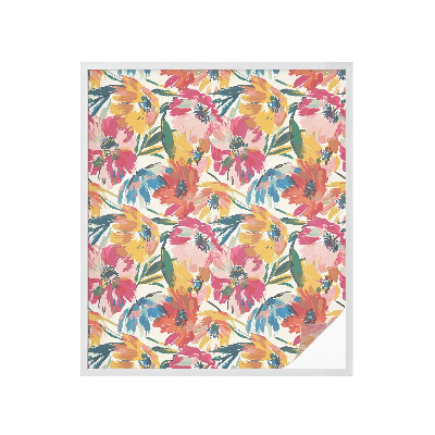 Zatmavovací fólie na okna Květinová exploze