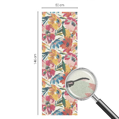 Zatmavovací fólie na okna Květinová exploze