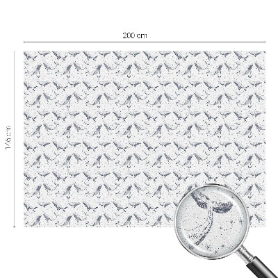 Dekorativní mléčná fólie na sklo Mořští tvorové