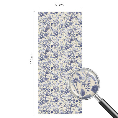 Protisluneční fólie na okna Květinová symetrie