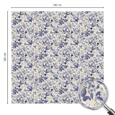 Protisluneční fólie na okna Květinová symetrie