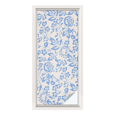 Zatmavovací fólie na okna Květiny listy