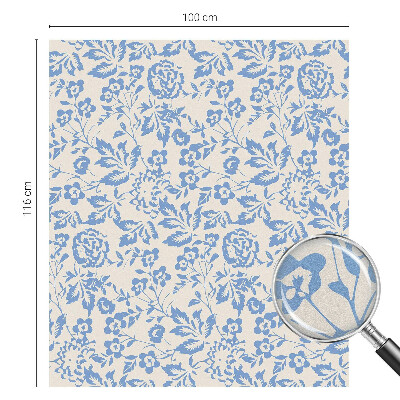 Zatmavovací fólie na okna Květiny listy