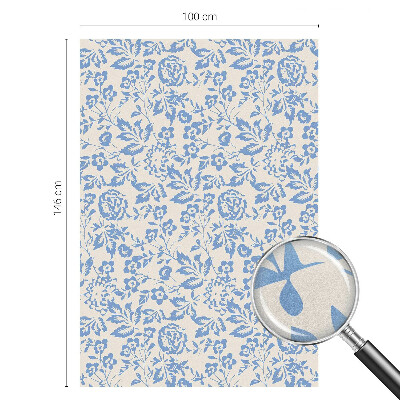 Zatmavovací fólie na okna Květiny listy