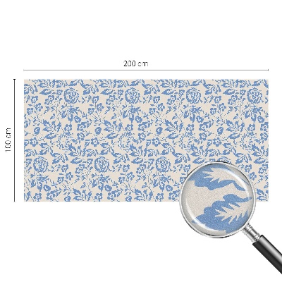 Zatmavovací fólie na okna Květiny listy