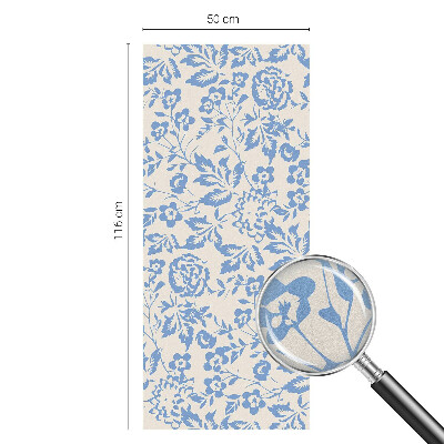 Zatmavovací fólie na okna Květiny listy