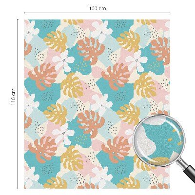 Privátní fólie na okno vitráž Exotická příroda