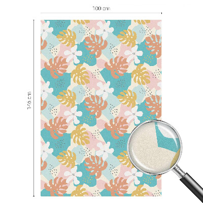 Privátní fólie na okno vitráž Exotická příroda