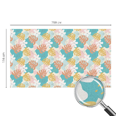 Privátní fólie na okno vitráž Exotická příroda