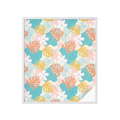 Privátní fólie na okno vitráž Exotická příroda