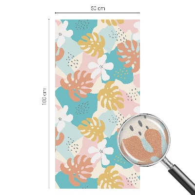 Privátní fólie na okno vitráž Exotická příroda