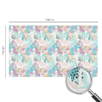 Neprůhledná fólie na sklo dveří Abstraktní džungle