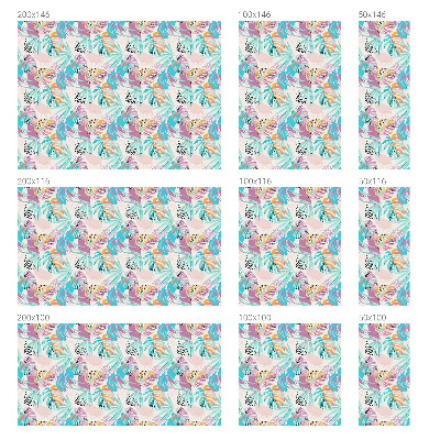 Neprůhledná fólie na sklo dveří Abstraktní džungle