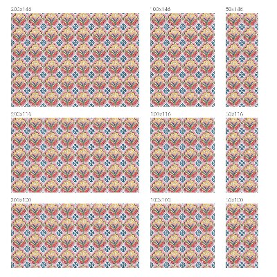 Dekorativní mléčná fólie na sklo Květinové vzory