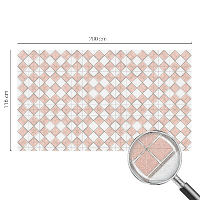 Neprůhledná fólie na sklo dveří Geometrické kosočtverce