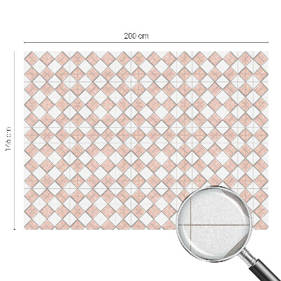 Neprůhledná fólie na sklo dveří Geometrické kosočtverce