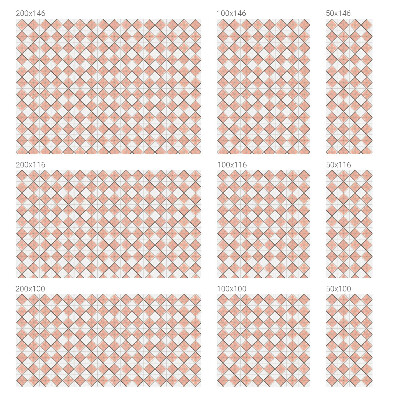 Neprůhledná fólie na sklo dveří Geometrické kosočtverce