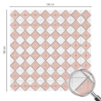 Neprůhledná fólie na sklo dveří Geometrické kosočtverce