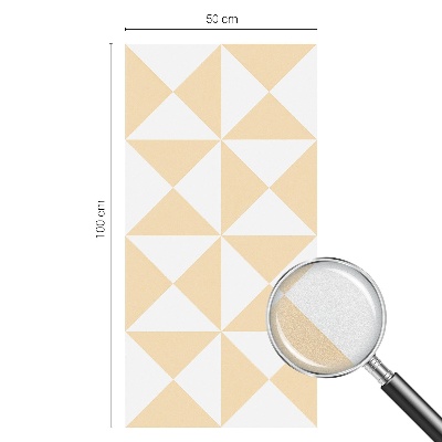 Zatmavovací fólie na okna Geometrické trojúhelníky