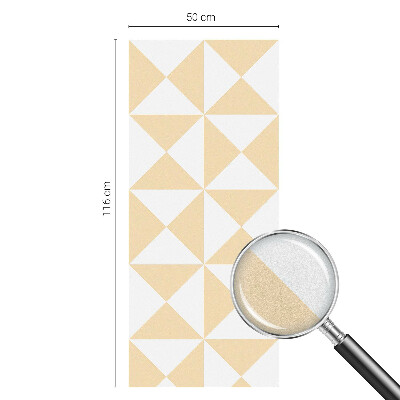 Zatmavovací fólie na okna Geometrické trojúhelníky