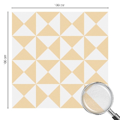 Zatmavovací fólie na okna Geometrické trojúhelníky